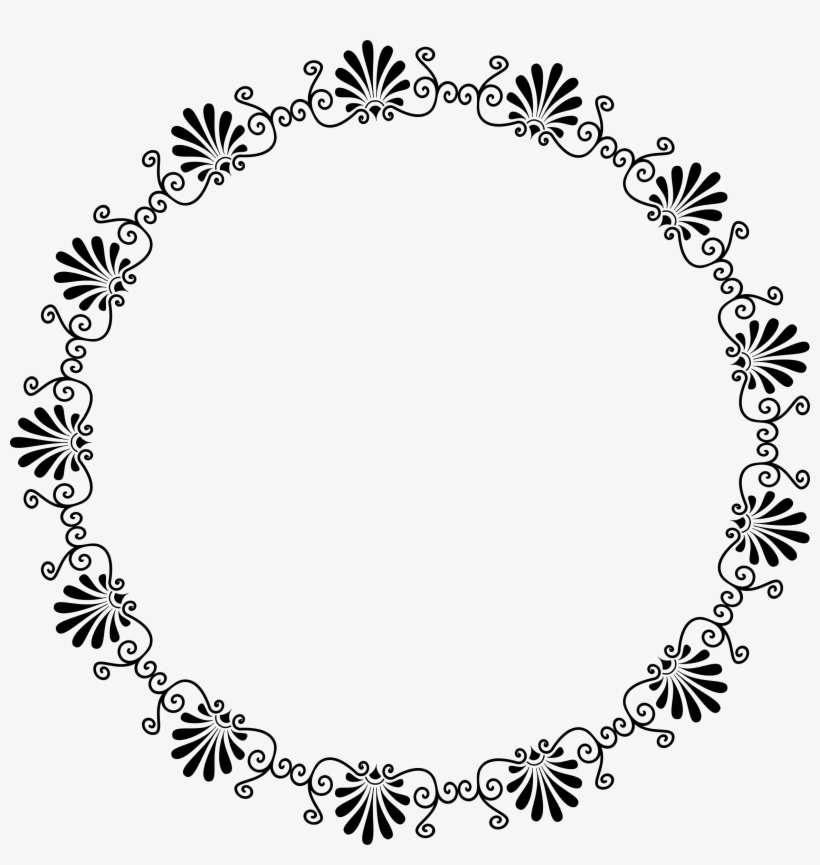 This Free Icons Png Design Of Greek Vignette Frame, transparent png download