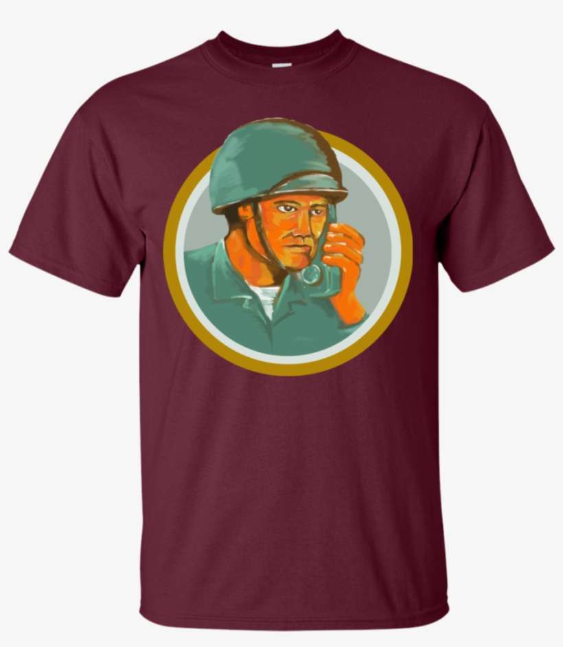 American Soldier Serviceman Calling Radio Watercolor - New "taking My Talents" T-shirt | Available, transparent png download