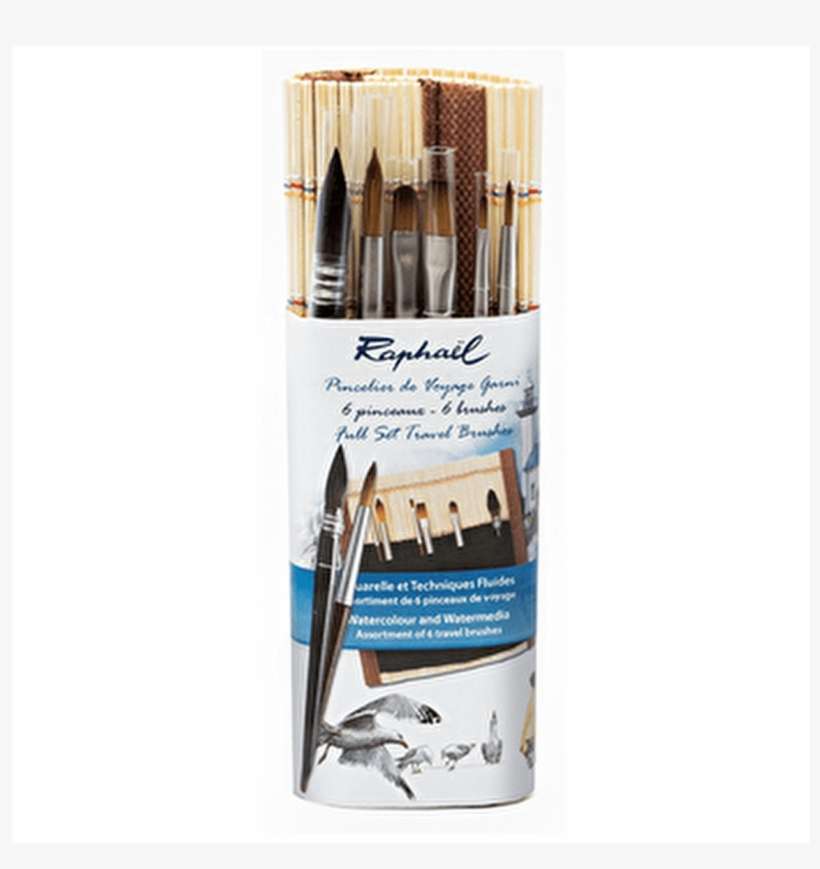 Raphael Bamboo Brush Roll Set Of - Raphael Precision Mini Brushes, transparent png download