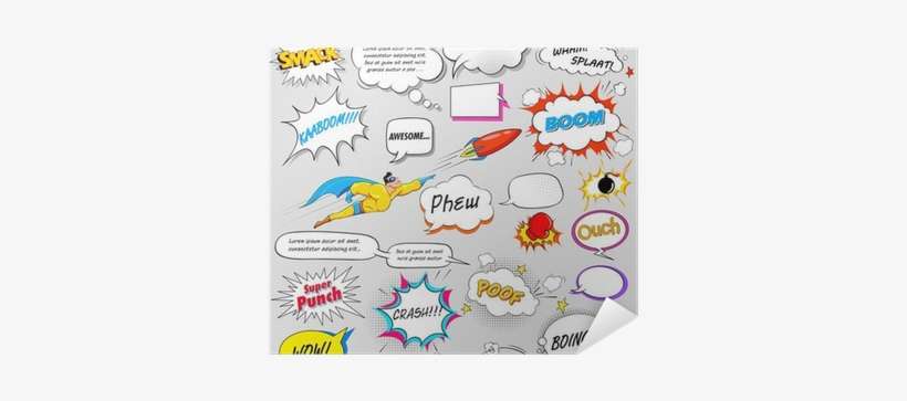 Girly Comic Speech Bubble Vector, transparent png download