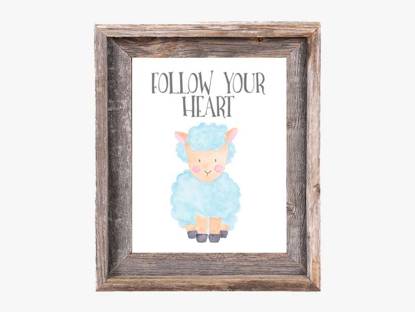 Follow Your Heart - 8x10 Picture Frames -signature Barnwood Reclaimed Wood, transparent png download