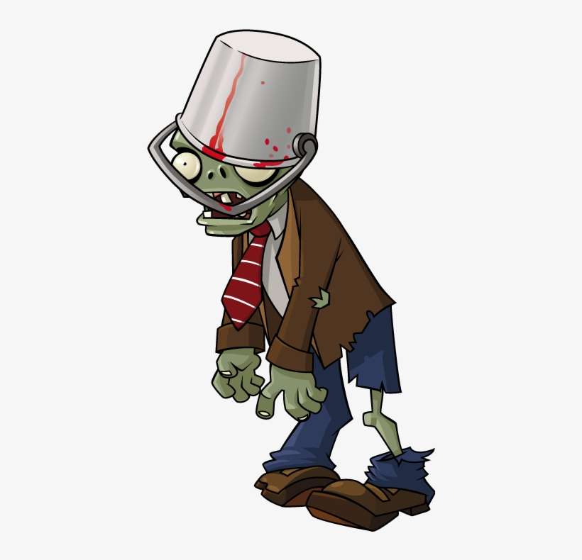 Buckethead Zombie Plants Vs Zombies Png PNG Image Transparent PNG Free Download on SeekPNG