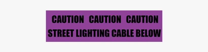 Street Lighting Warning Tape - Egyptian Drilling Company, transparent png download