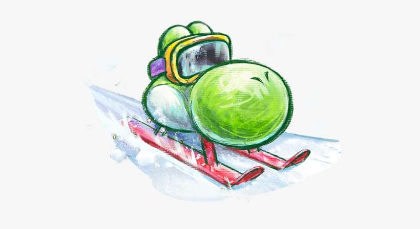 Yoshi And Baby Mario - Yoshi's New Island Art, transparent png download