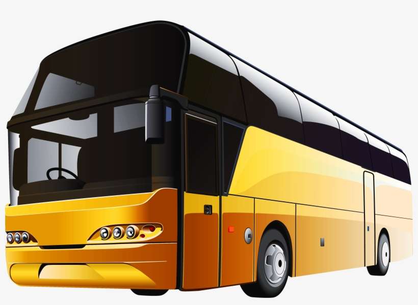 Yellow Bus Png Clipart - Yellow Bus Png, transparent png download