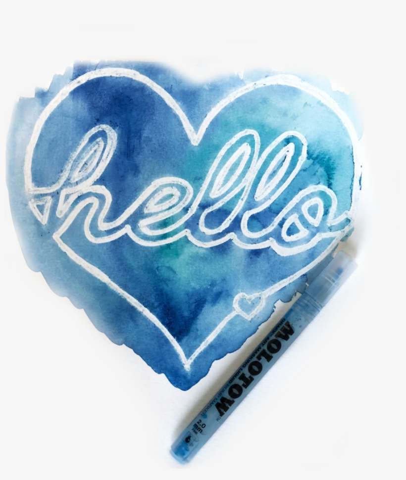 Keeping White In Watercolor Masking Flul - Pen, transparent png download