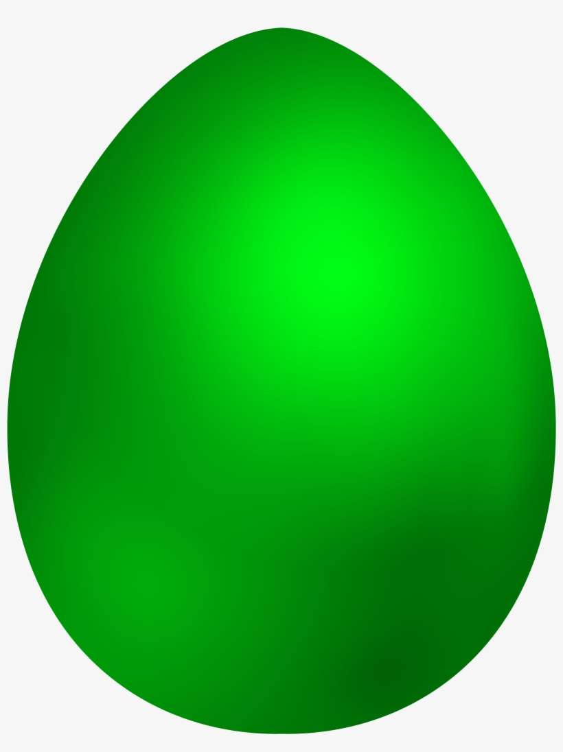 Green Easter Egg Png Clip Art, transparent png download