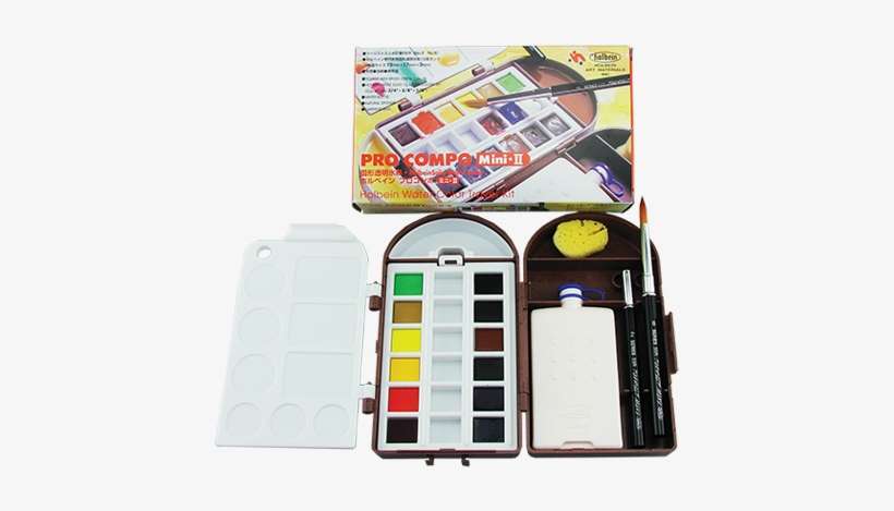 Watercolor Travel Kit - Holbein Watercolor Travel Kit, transparent png download