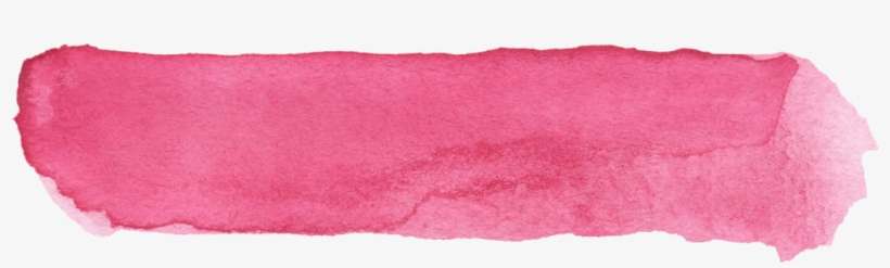 Png File Size - Watercolor Brush Stoke Pink Hd, transparent png download