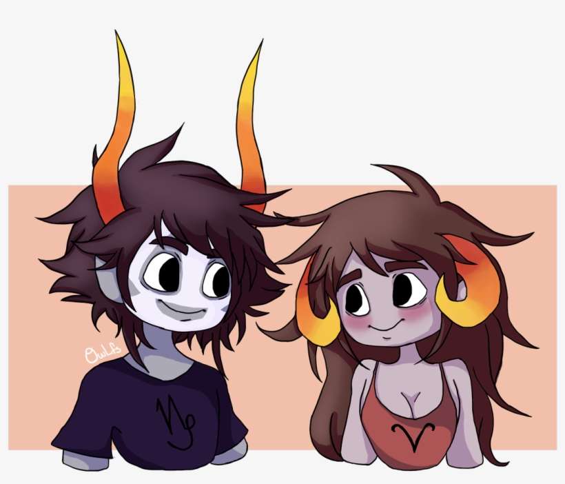 Oops, Forgot To Post This Requested By Someone On Deviantart, - Gamzee X Aradia, transparent png download