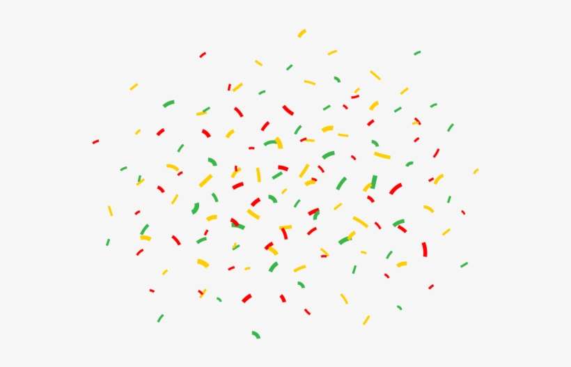 Cartoon Happy Birthday Confetti, Gift, Year, Happy - Birthday Confetti Png, transparent png download