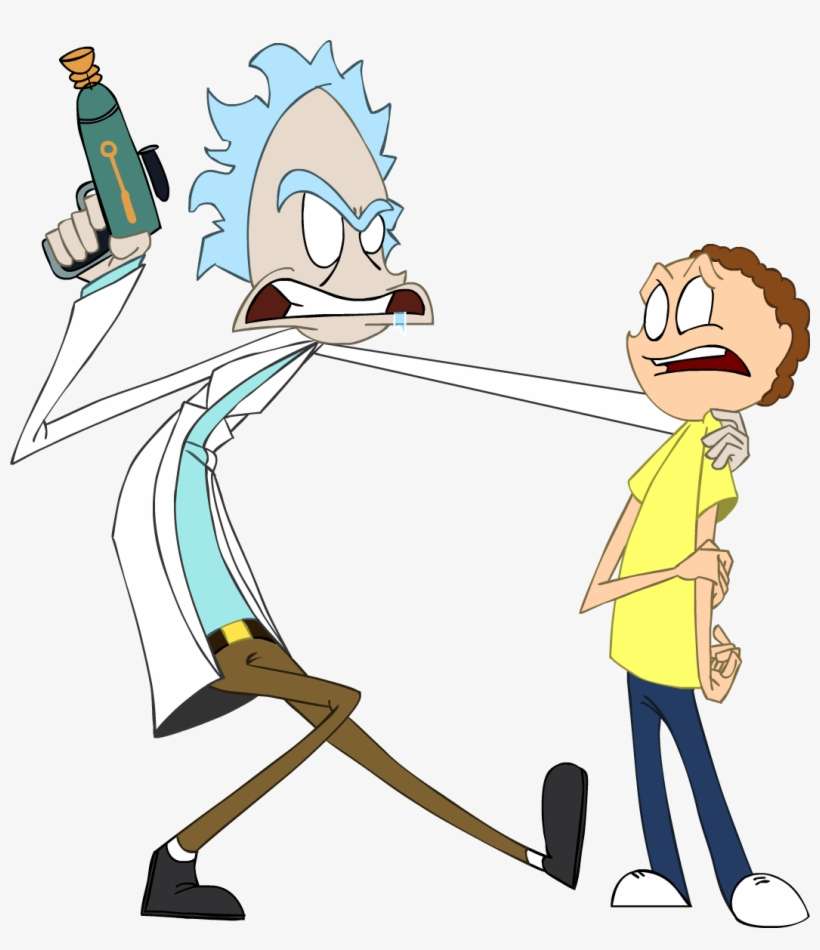 Rick And Morty Fanart - Rick And Morty Morty Base, transparent png download
