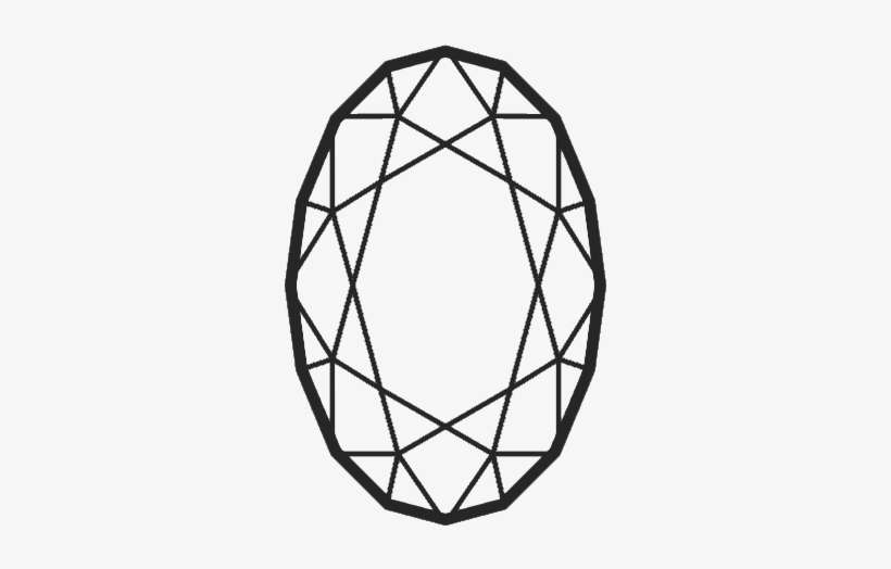 Oval Cut - Gia Certified Diamond Oval (3/4 Ct. T.w.), transparent png download