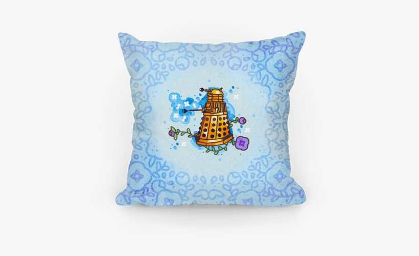 Watercolor Doctor Who Icon Pillow Pillow - Doctor Who, transparent png download