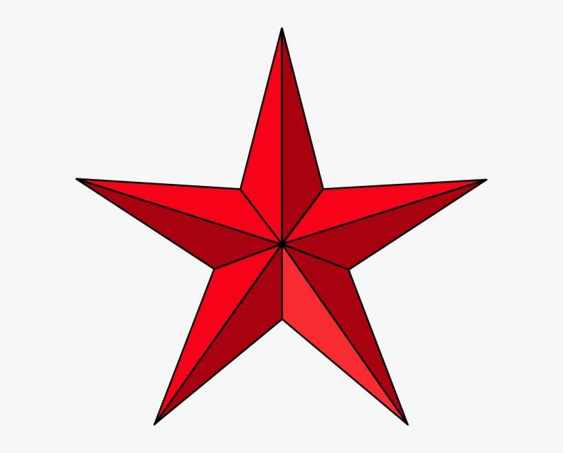Red Star Clip Art - Stars Clipart, transparent png download