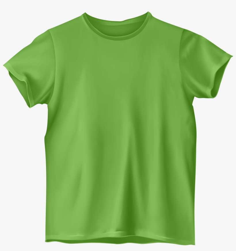 Clip Art Free Library Green T Shirt Clipart - Light Green T Shirt Png, transparent png download