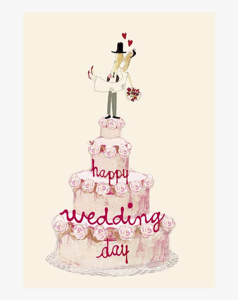 Happy Wedding Day - Maileg Happy Wedding Day - Dubbla Kort, transparent png download