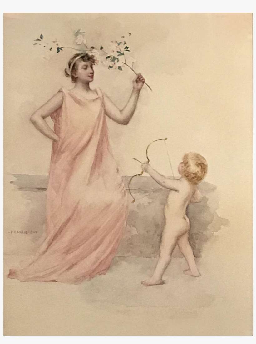 Francis Day Classical Watercolor Painting Of Woman - Francis Day, transparent png download