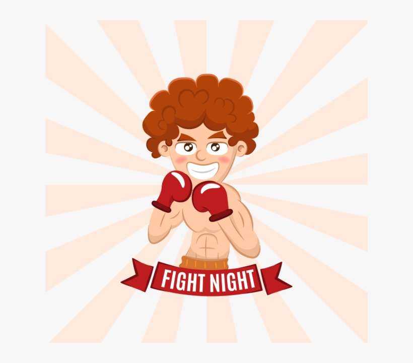 Smiling Boxer In Red Boxing Gloves, Boxing, Boxer, - Boxing, transparent png download