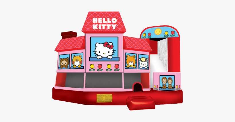 Hello Kitty 5 In 1 Inflatable Bounce House Combo Rental - Taiwan Taoyuan International Airport, transparent png download
