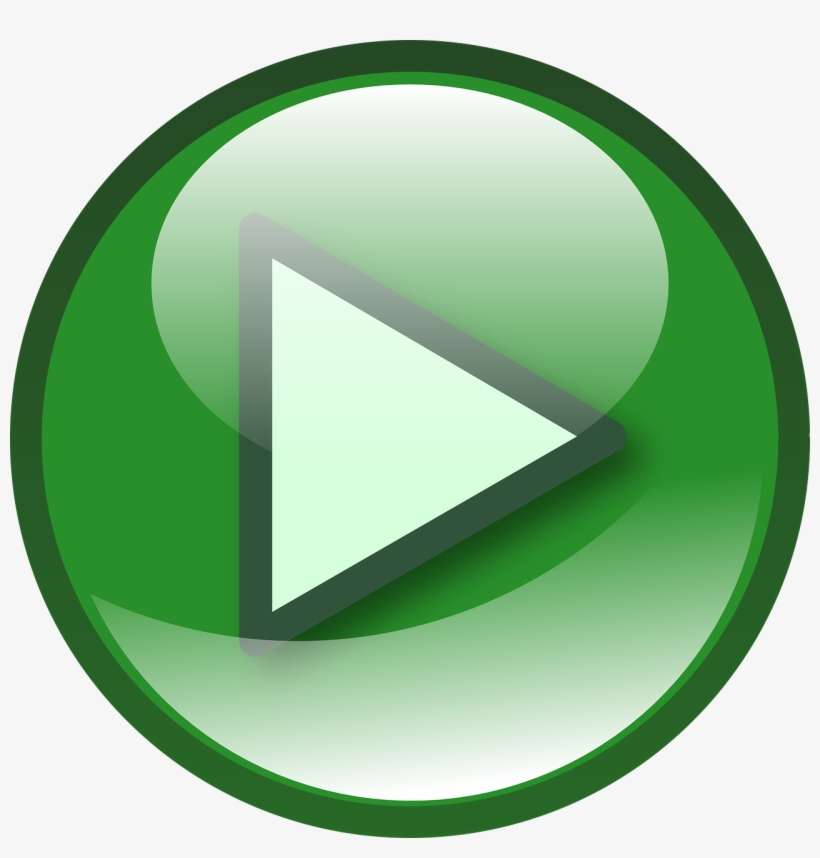 Play Button Opaque 80% Svg Clip Arts 600 X 599 Px, transparent png download