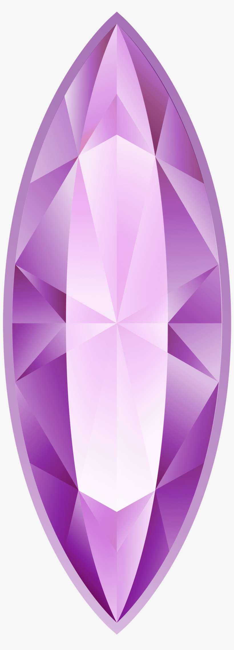 Diamond Clipart Purple Diamond - Purple Diamond Png, transparent png download