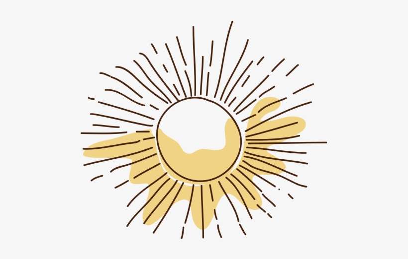 Drawn Sun Watercolor - Stock Photography, transparent png download