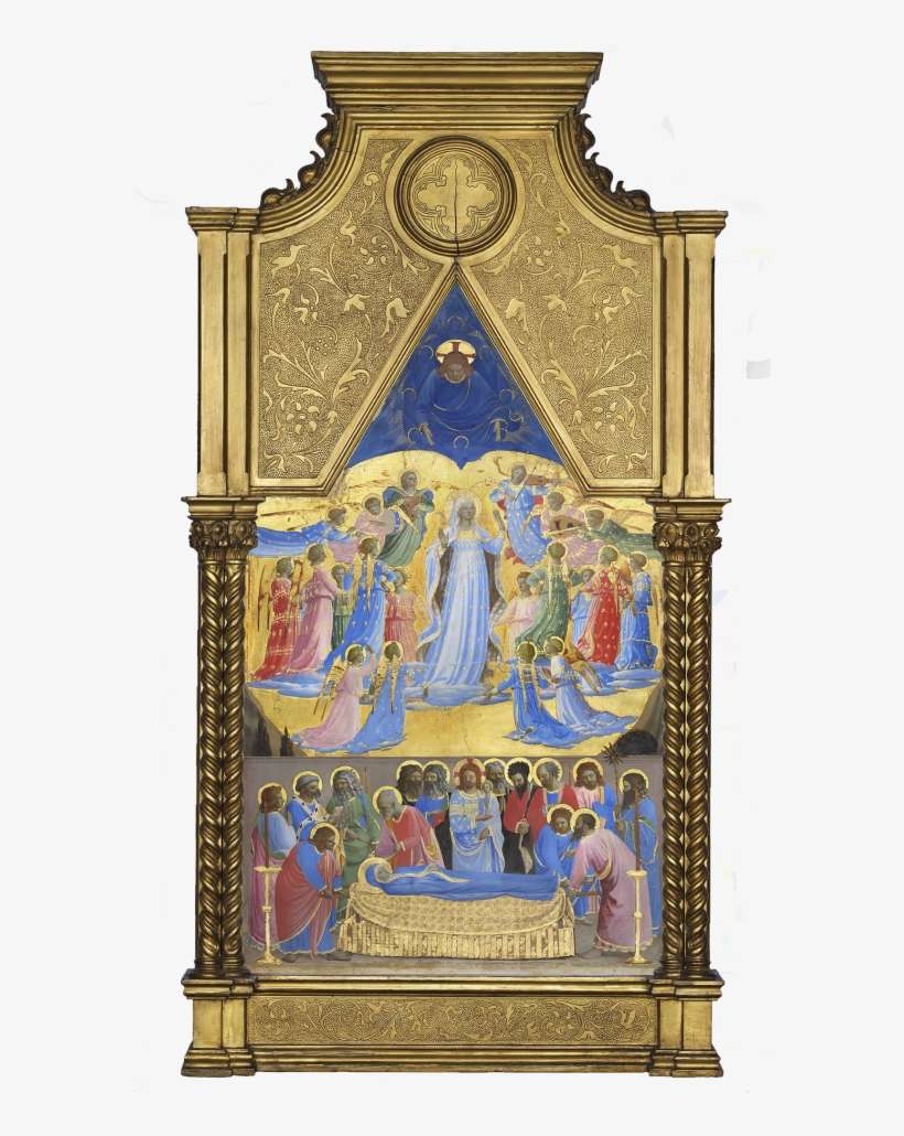 Fra Angelico , Dormition And Assumption Of The Virgin - Fra Angelico, transparent png download