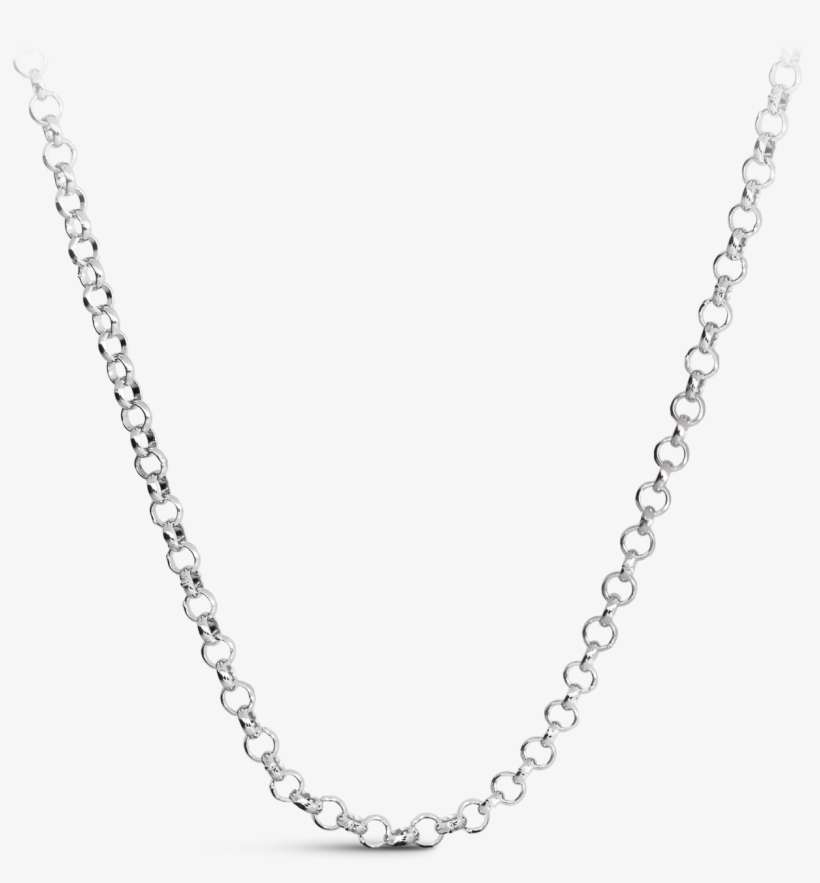 Davidrose Rolo Chain In White Gold - Chain, transparent png download