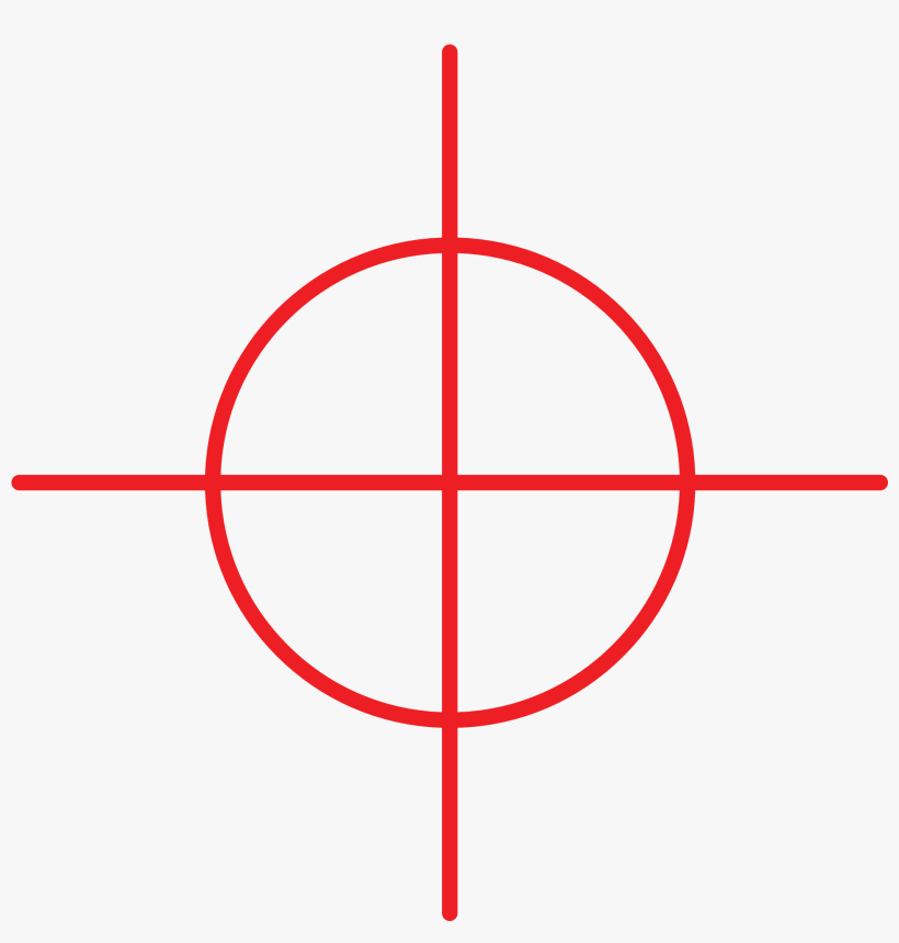 Crosshair Png Transparent Image - Cross Hair Png, transparent png download