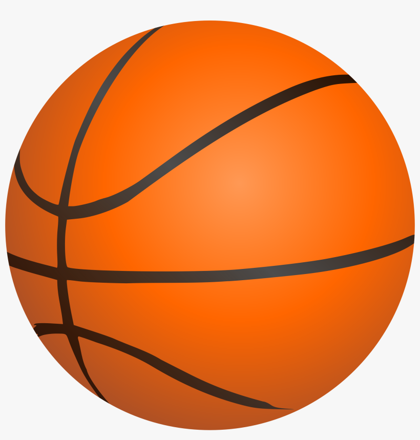 Graphic Free Library Basketball Free Images On Pixabay - Orange Basketball Clipart, transparent png download
