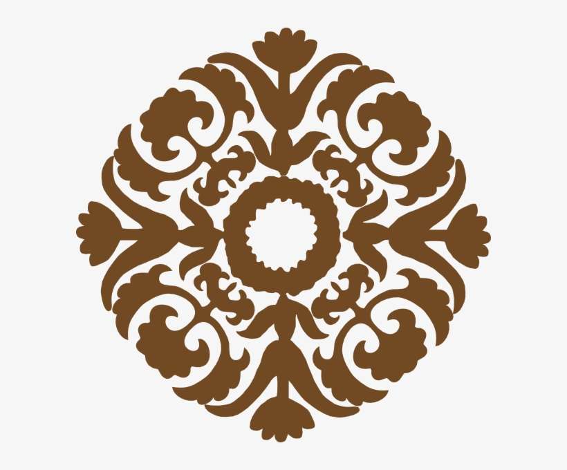Brown Clip Art At Clker Com Vector - Islamic Design Png, transparent png download