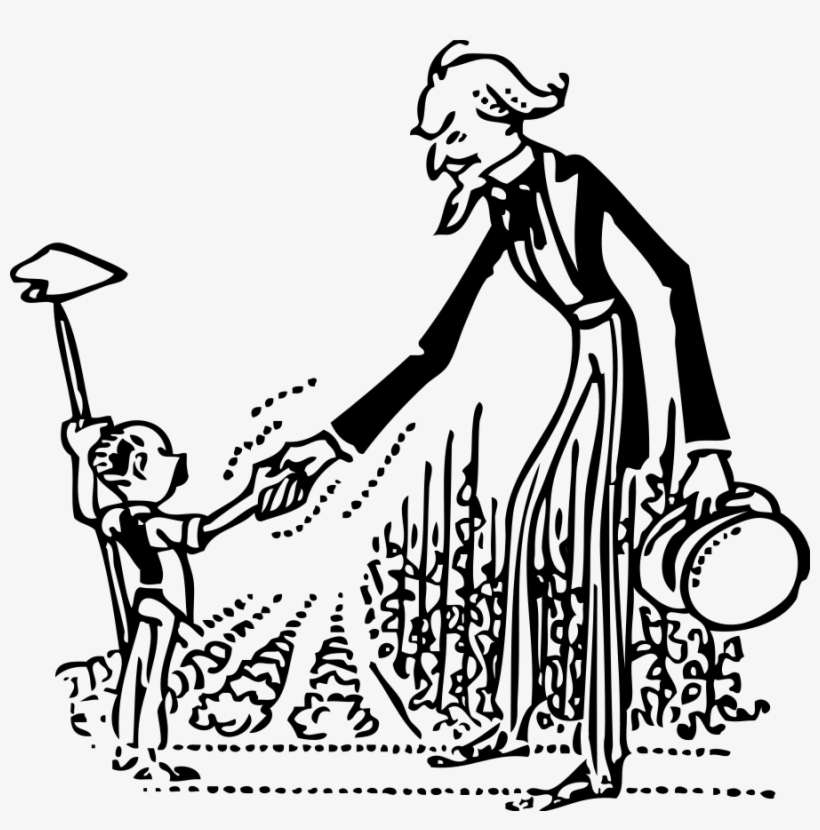 How To Set Use Uncle Sam Shakes The Farmers Hand Clipart, transparent png download
