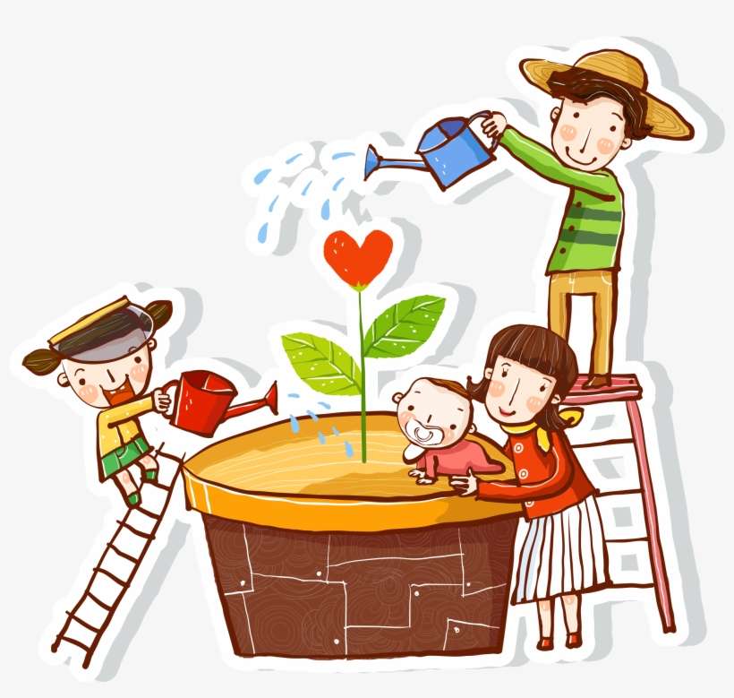 Decoration,lovely,tree Seedlings,the Ladder,mom,a Flower - 爱护 植物, transparent png download