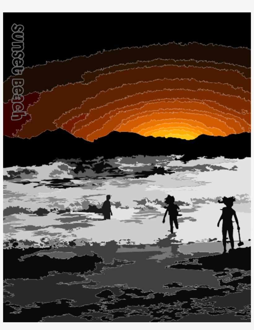 Sunset Beach - Wikimedia Commons, transparent png download