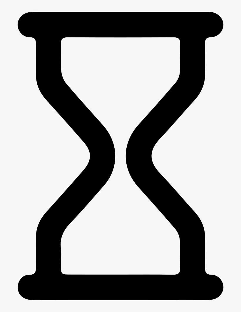 An Hourglass Comments - Hourglass Icon Svg, transparent png download