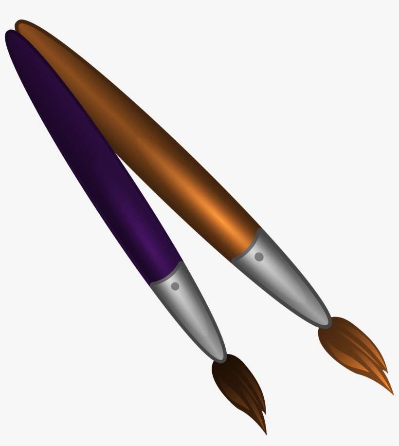 Paint Brushes Clipart Png, transparent png download