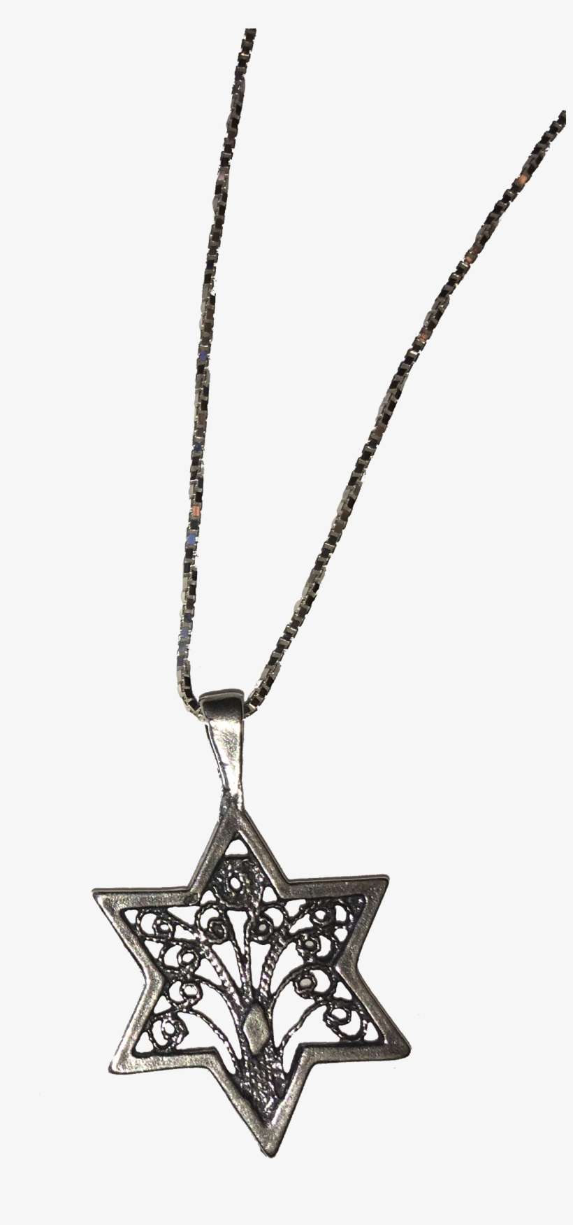 Click On Image To Zoom - Tree Of Life Star Of David Necklace, transparent png download