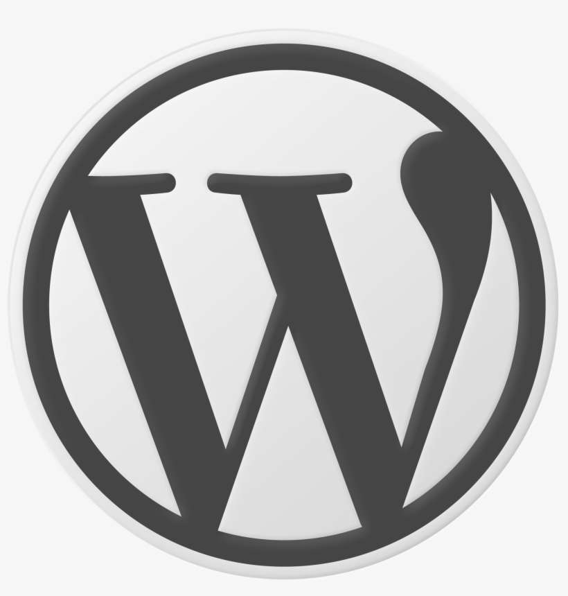 Wordpress Logo Grey Jumbo Wordpress Logo White Background PNG Image