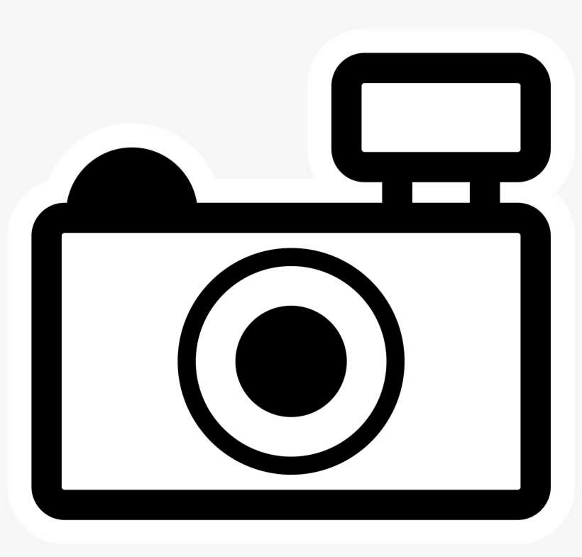 Black And White Stock Clip Art Free Images Odd Job - Camera Clipart, transparent png download