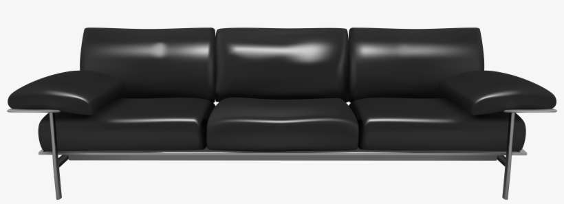 Black Couch Png Clipart - Couch Clipart Transparent, transparent png download