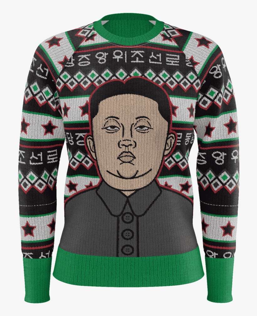 Kim Jong Un Xmas Cotton Women's Sweatshirt - Tee Jays Urban Zip Hoodie, transparent png download