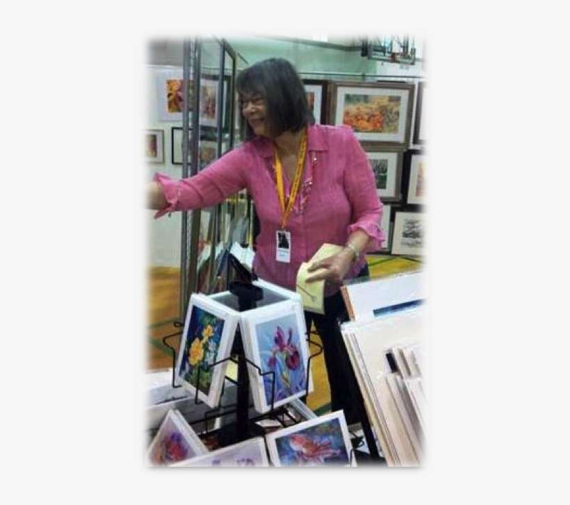 Vina Curtis Has Been Painting In Watercolor For Over - Knitting, transparent png download