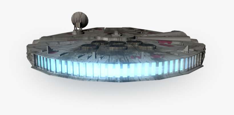 Millennium Falcon Now Textured - Scale Model, transparent png download