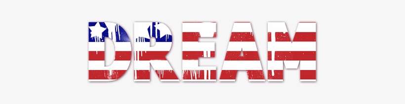 Usa Us Flag Dream Spray Paint Patriotic Am - Red, White & Dream Round Ornament, transparent png download