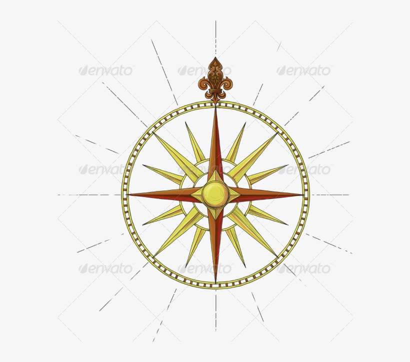 Former Marine Wind Rose Symbol - Horse Carriage Wheel Png, transparent png download