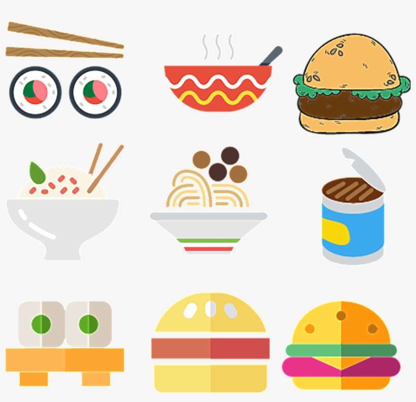 Hot Noodle Sushi Icon Food Food Icon Picture - Food, transparent png download