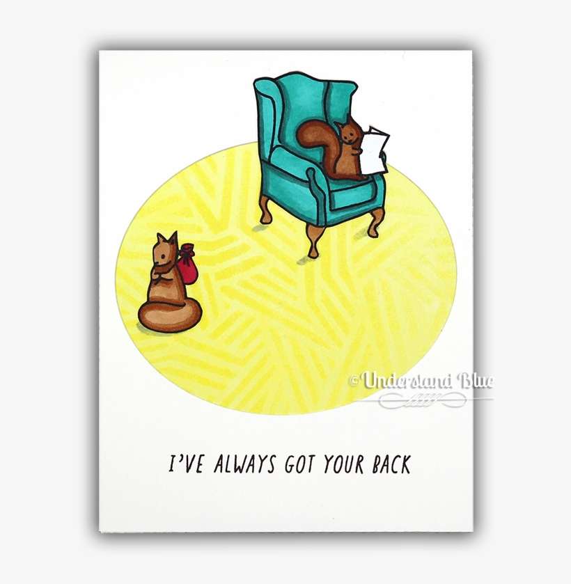 Watercolor Stencil Technique By Understand Blue For - Chair, transparent png download