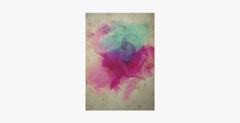 Grunge Collage, Watercolor Style , Great Background - Painting, transparent png download