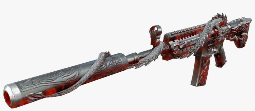 M4a1 Xs Rd6 Noblesilver Render 02 - M4 Carbine, transparent png download